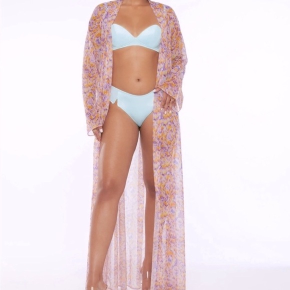 Savage X Fenty Swim Coverup Long Length Lilac Pink Size M/L - Picture 1 of 13